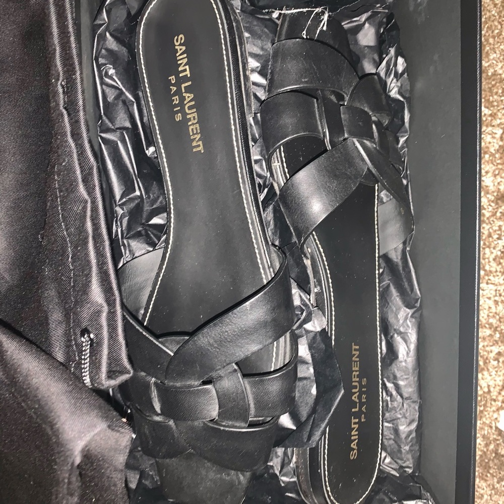 Ysl woven flat sandals size 8 - Picture 4 of 8
